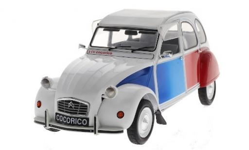 Modelauto Citroen 2CV Berline Cocorico wit/Dekor 1986 1/12 Z Models